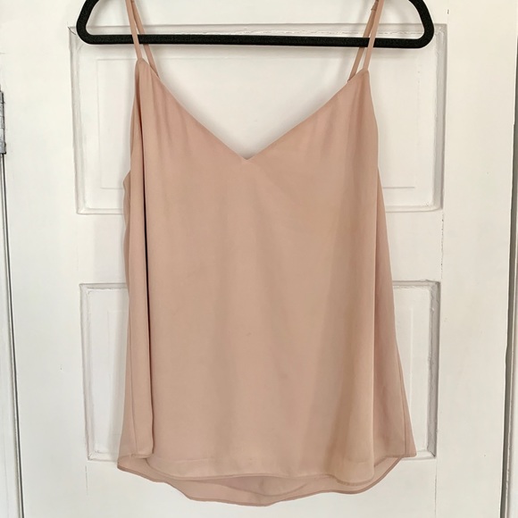 Babaton Everly V-Neck Camisole in Nude/Beige